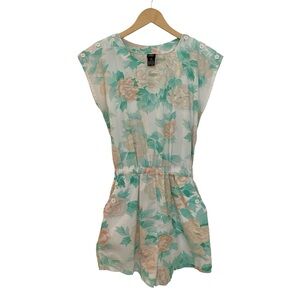Vintage 90s Floral Romper Shorts